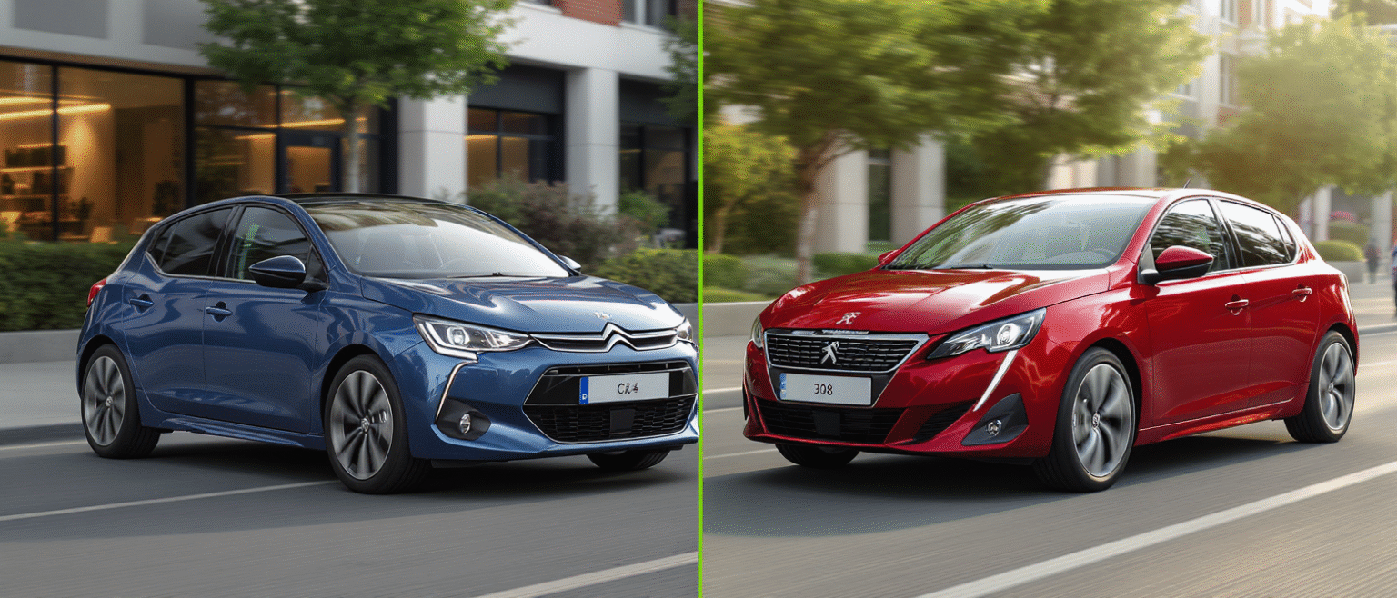 comparez la citroën c4 et la peugeot 308 : deux voitures compactes françaises disponibles en versions thermiques et électriques. découvrez leurs atouts, motorisations, équipements et trouvez celle qui répond le mieux à vos besoins.