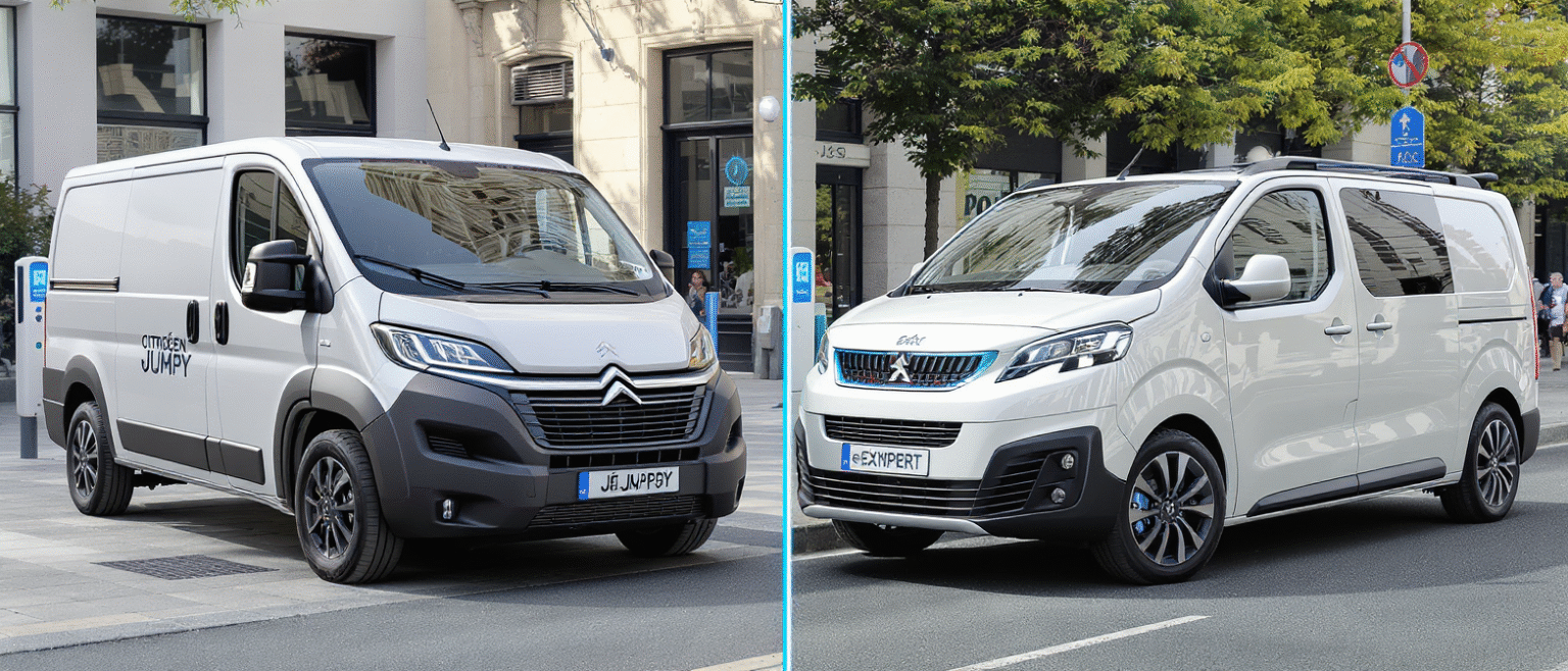 comparez le citroën ë-jumpy et le peugeot e-expert pour trouver l’utilitaire électrique qui répond le mieux à vos besoins. autonomie, équipements, capacités : découvrez notre guide pour faire le bon choix.