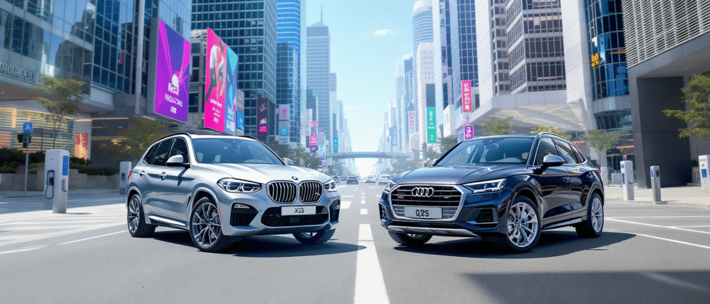 découvrez notre comparatif complet bmw x3 vs audi q5 2025 : design, performances, technologies, prix... analysez les points forts de chaque suv premium et faites le meilleur choix !