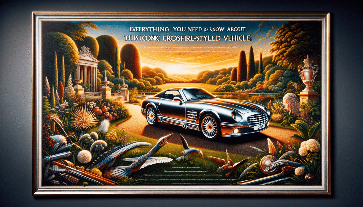 découvrez tout ce qu'il faut savoir sur le modèle emblématique crossfire chrysler. informations détaillées