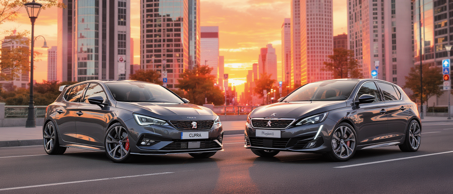 découvrez le comparatif entre la cupra leon ehybrid et la peugeot 308 hybrid : deux compactes sportives hybrides qui allient performances, design et efficacité pour répondre aux attentes des amateurs de conduite dynamique et responsable.