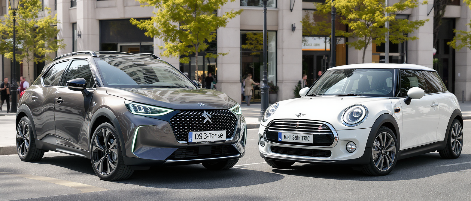 découvrez le match entre la ds 3 crossback e-tense et la mini electric : deux citadines électriques premium au style affirmé. comparatif détaillé, autonomie, équipement et sensations de conduite, découvrez laquelle sortir vainqueur de ce duel !