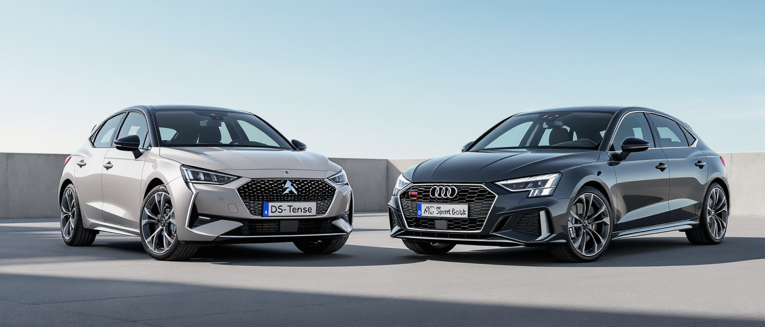 découvrez notre comparatif détaillé entre la ds 4 e-tense et l'audi a3 sportback e-tron. performances, design, technologies embarquées et autonomie : analyse complète des compactes premium hybrides pour faire le bon choix !