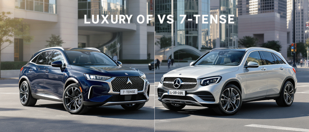 DS 7 Crossback E-Tense vs Mercedes GLC hybride rechargeable : SUV électrifiés premium découvrez le match entre le ds 7 crossback e-tense et le mercedes glc hybride rechargeable : deux suv premium électrifiés comparés pour leur autonomie, performances et technologies. trouvez le modèle qui vous convient !