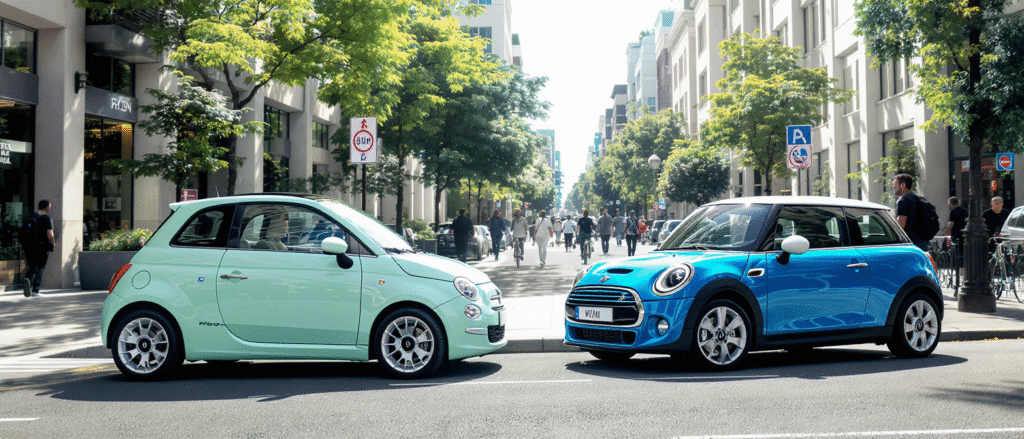 comparez la fiat 500e et la mini electric pour découvrir quelle citadine électrique répond le mieux à vos besoins. design, autonomie, performances : notre guide pour choisir entre ces deux modèles urbains incontournables.