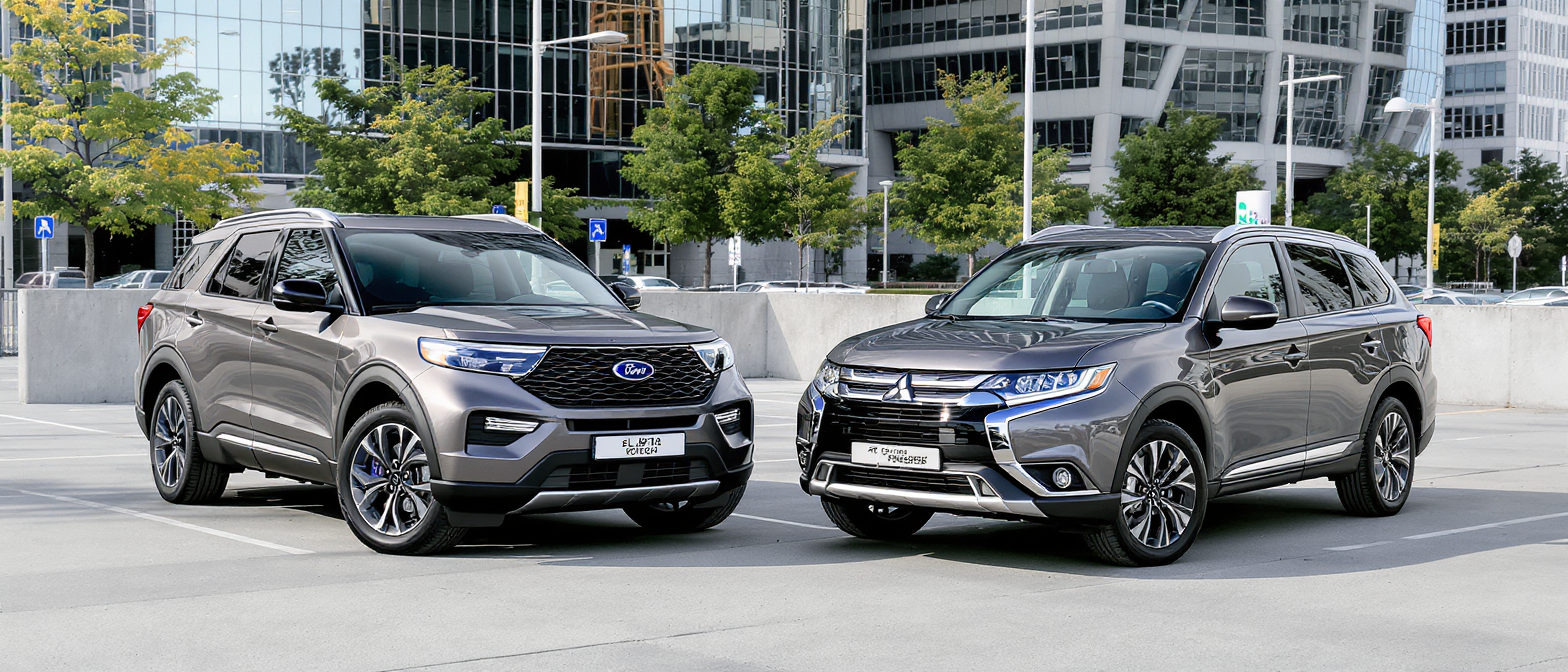 découvrez le comparatif complet entre le ford explorer hybride rechargeable et le mitsubishi outlander phev, deux suv 7 places électrifiés alliant performance, confort et technologies innovantes. quel modèle choisir pour une mobilité durable en famille ?