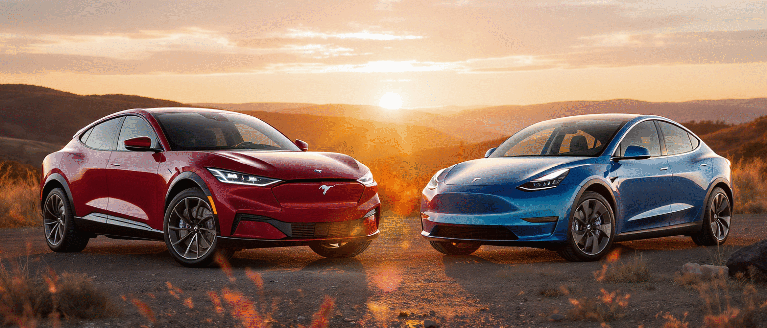 découvrez notre comparaison détaillée entre la ford mustang mach-e et la tesla model y pour savoir laquelle propose la meilleure autonomie. analyse des performances, batteries et avantages de chaque suv électrique.
