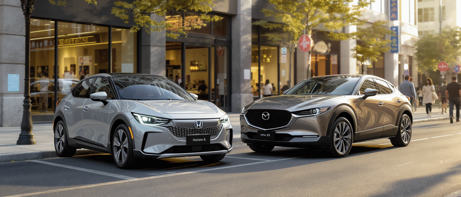découvrez notre comparatif entre la honda e et la mazda mx-30 pour savoir quelle citadine électrique choisir pour vos trajets urbains. avantages, autonomie et praticité : trouvez le modèle idéal pour circuler en ville.