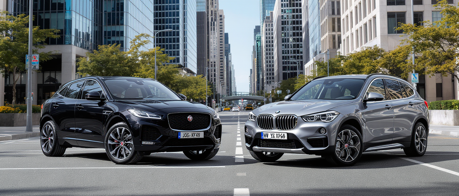 découvrez le duel entre la jaguar e-pace hybride rechargeable et la bmw x1 hybrid : performances, design, autonomie et technologies. lequel de ces suv premium compacts est fait pour vous ? comparatif complet et conseils pour faire le meilleur choix.