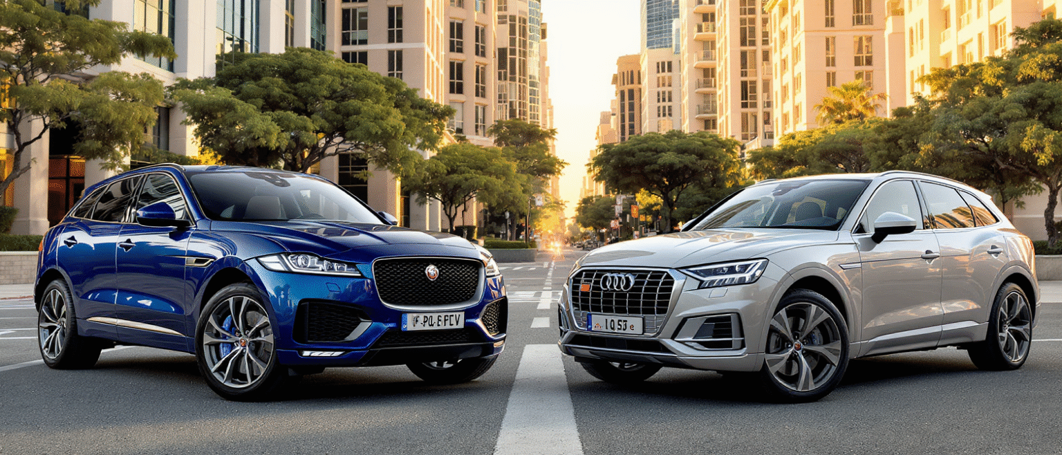 découvrez le comparatif complet entre les suv hybrides rechargeables jaguar f-pace et audi q5 tfsi e. performances, autonomie, équipements : lequel de ces suv plug-in de luxe est fait pour vous ? tous les détails et avis dans notre match exclusif.