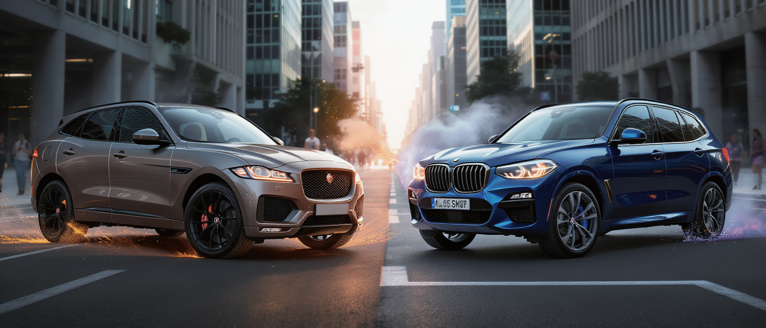 découvrez le match entre le jaguar f-pace hybride rechargeable et le bmw x3 hybride : performances, autonomie, équipements et confort, tous les critères pour choisir le meilleur suv familial pour votre quotidien.