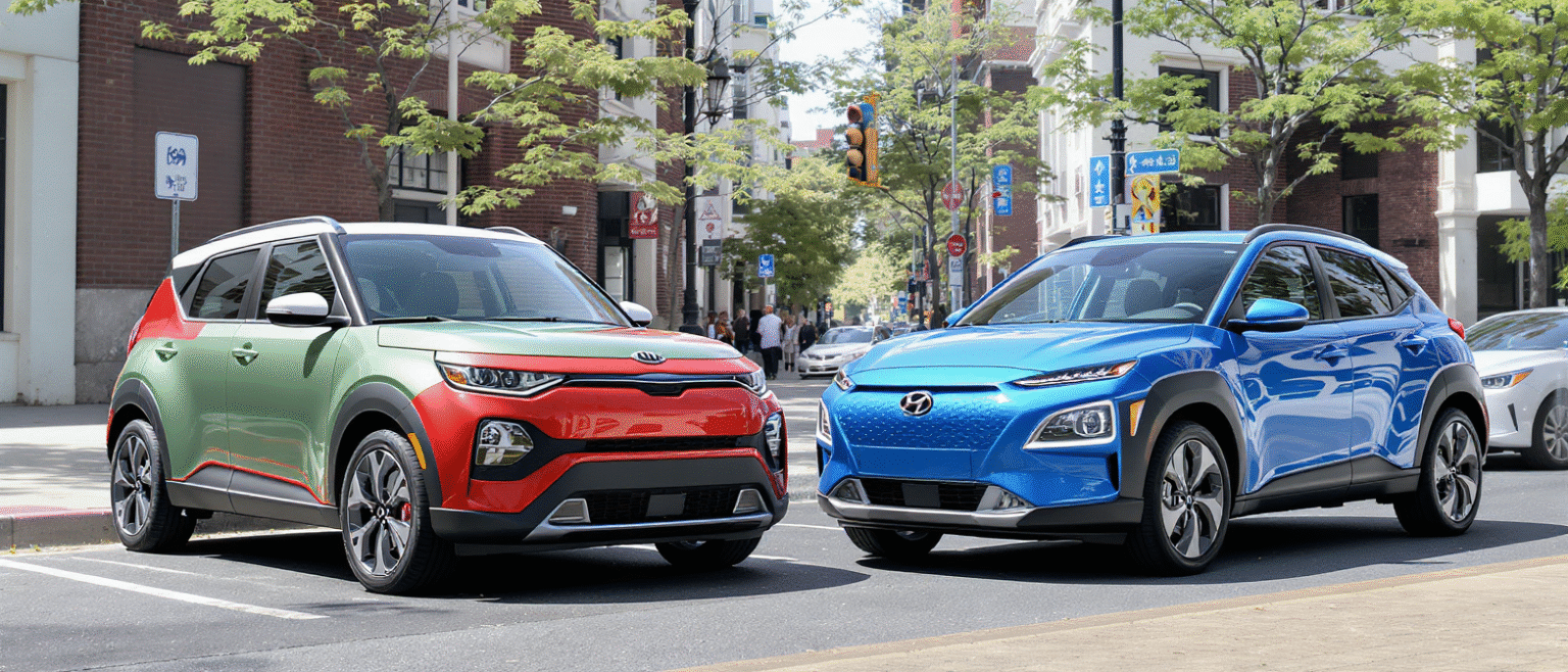 découvrez le match entre la kia soul ev et la hyundai kona electric : design, autonomie, équipements... comparez ces deux suv compacts électriques pour choisir le modèle idéal selon vos besoins.
