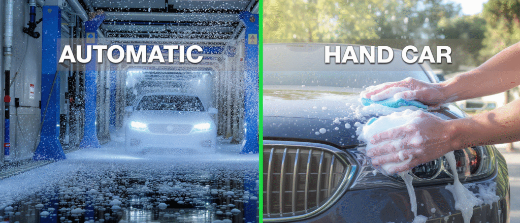 découvrez les avantages et inconvénients du lave-auto automatique et du lavage à la main pour choisir la meilleure option selon vos besoins, votre budget et le soin de votre voiture.
