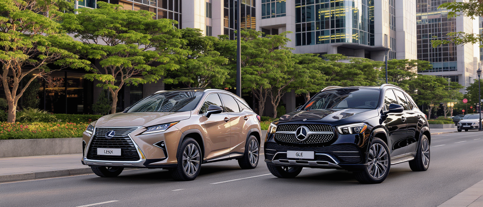 découvrez le match entre le lexus rx hybride rechargeable et le mercedes gle hybride : deux suv de luxe électrifiés comparés en termes de design, performances, autonomie et technologies pour vous aider à choisir le meilleur hybride premium.