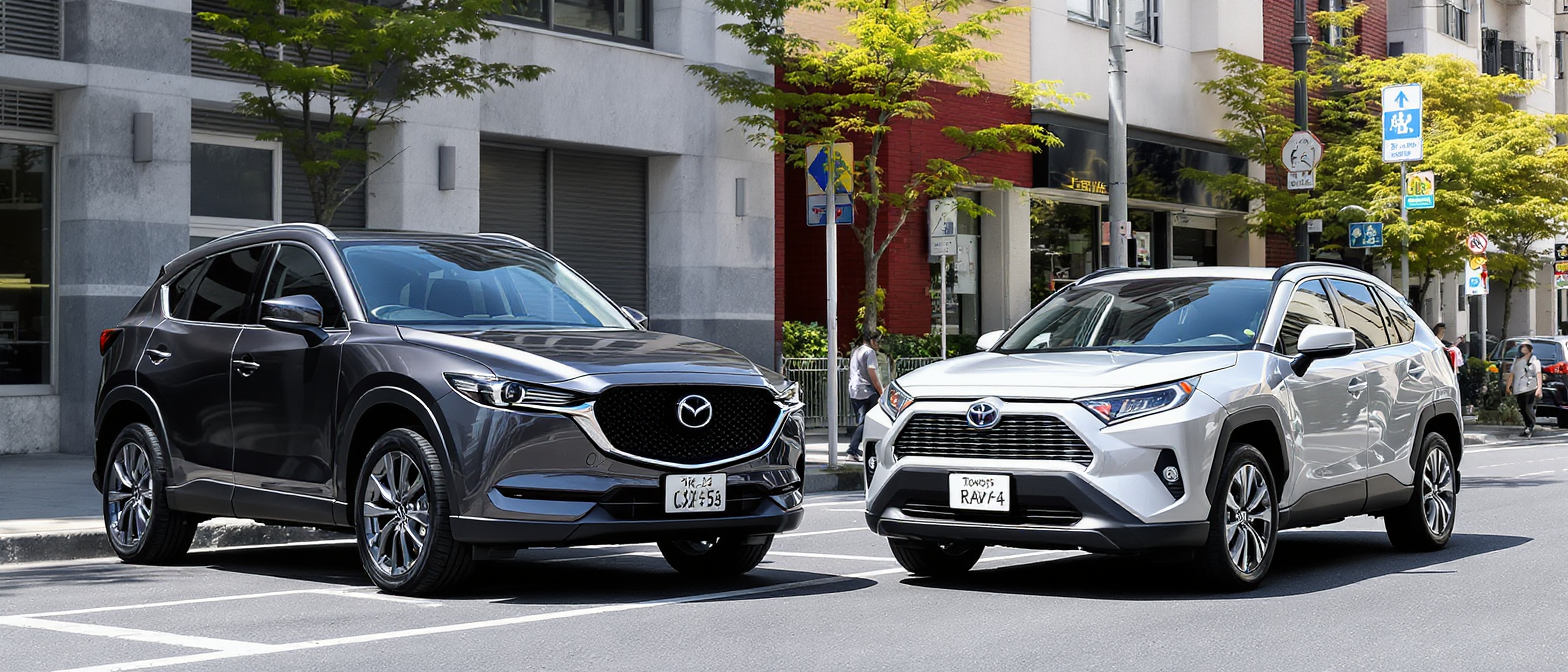 découvrez le comparatif entre la mazda cx-5 hybride et la toyota rav4 hybride : performance, consommation, équipements... tout ce qu’il faut savoir pour choisir le suv japonais idéal.