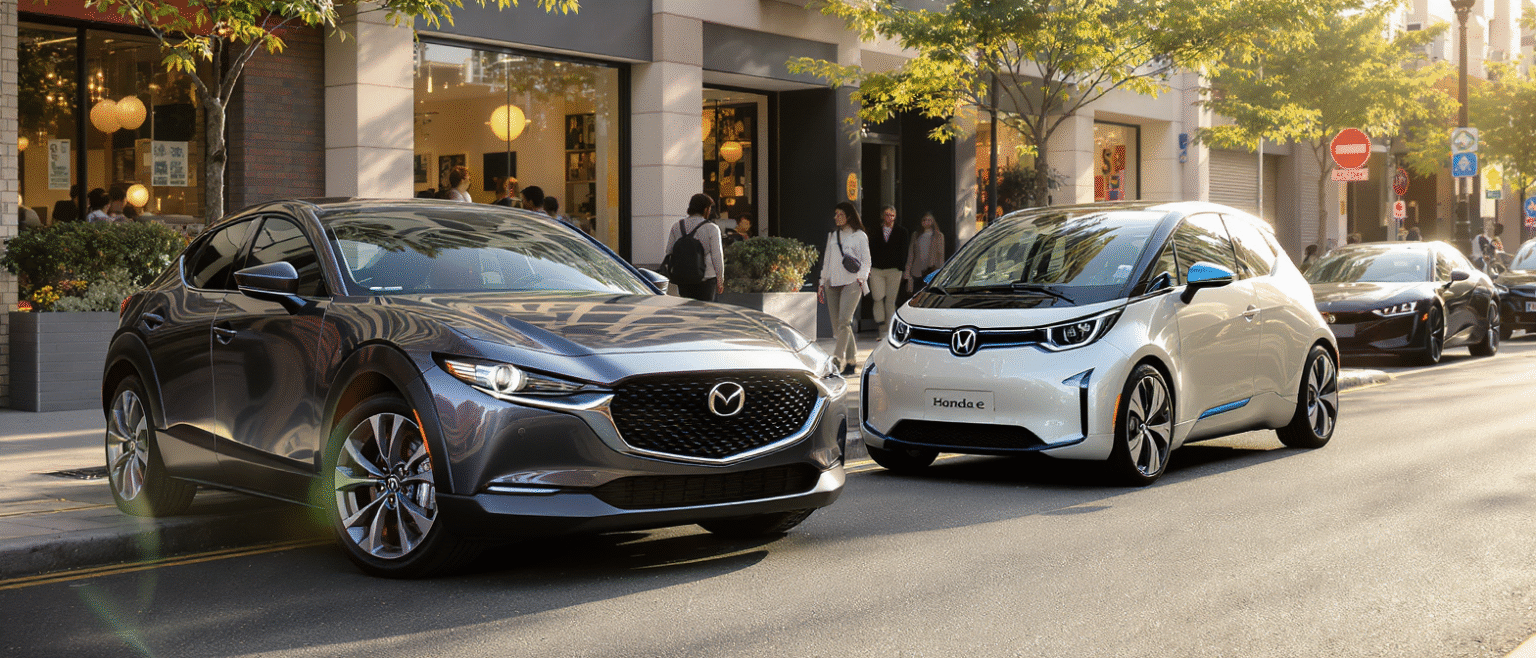 découvrez notre comparatif entre la mazda mx-30 et la honda e : deux citadines électriques à la loupe pour vous aider à choisir celle qui vous convient le mieux. autonomie, design, équipements… faites le bon choix pour la ville !