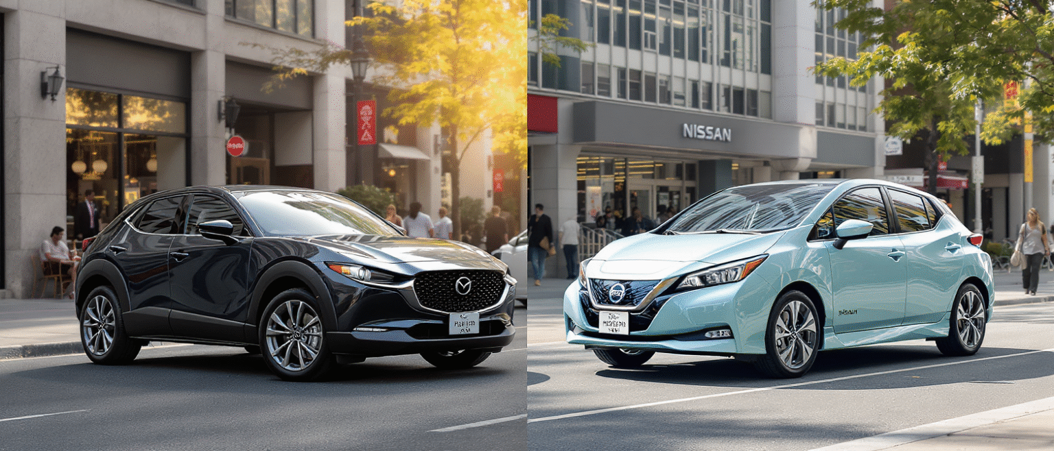 découvrez le comparatif complet entre la mazda mx-30 et la nissan leaf pour trouver la meilleure voiture électrique urbaine selon vos besoins, performances, autonomie et prix.