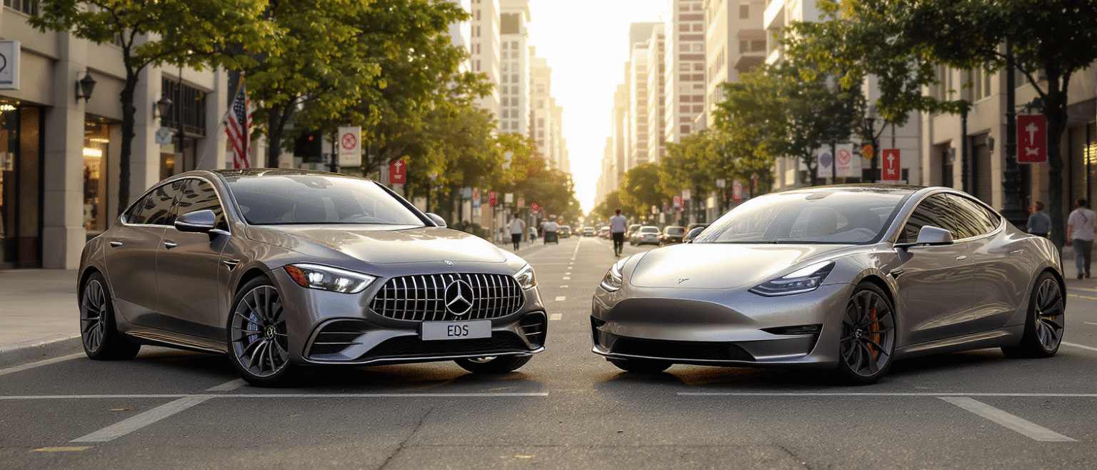 découvrez notre comparatif complet entre la mercedes eqs et la tesla model s. analyse des performances, de l’autonomie, du luxe et des technologies pour vous aider à choisir la meilleure berline électrique haut de gamme en 2024.