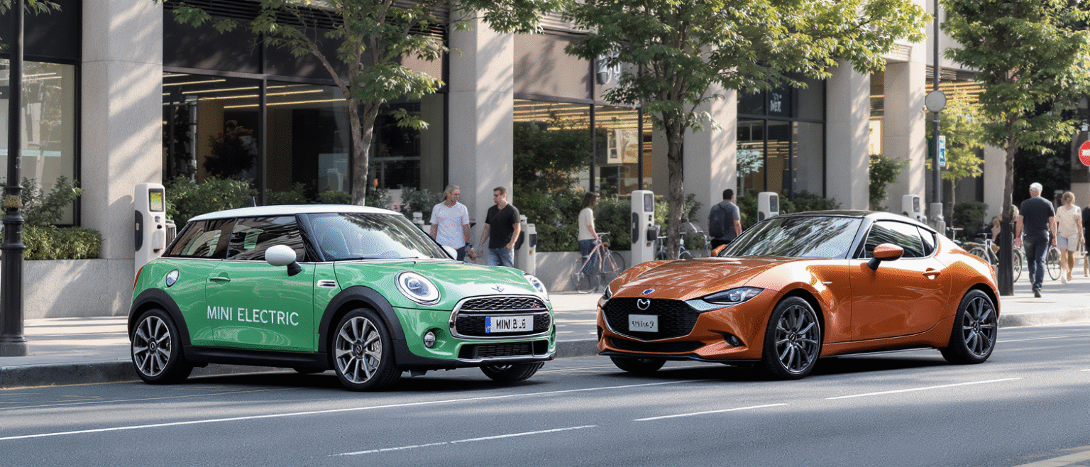 comparez la mini electric et la mazda mx-30 pour choisir la meilleure citadine électrique en 2025. découvrez leurs avantages, inconvénients et conseils pour faire le bon choix !