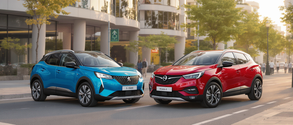découvrez notre comparatif entre la peugeot e-2008 et l’opel mokka-e : design, autonomie, équipements, rapport qualité/prix… tout pour choisir la meilleure alternative électrique adaptée à vos besoins !