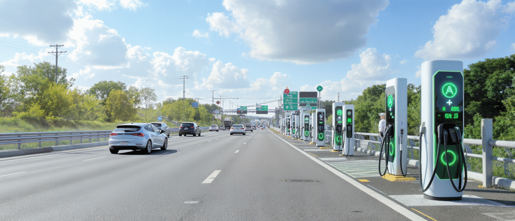 découvrez comment fonctionne la recharge rapide sur autoroute : temps de recharge, stations disponibles et astuces pour optimiser vos arrêts lors de vos déplacements en voiture électrique.