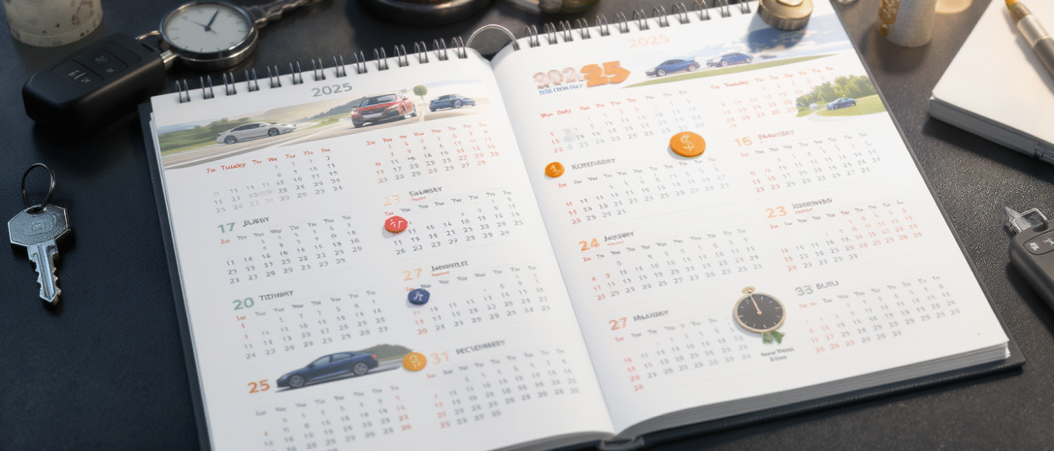 découvrez dans notre guide 2025 le calendrier optimal pour revendre votre voiture au meilleur prix. conseils, astuces et périodes clés pour optimiser votre vente automobile.