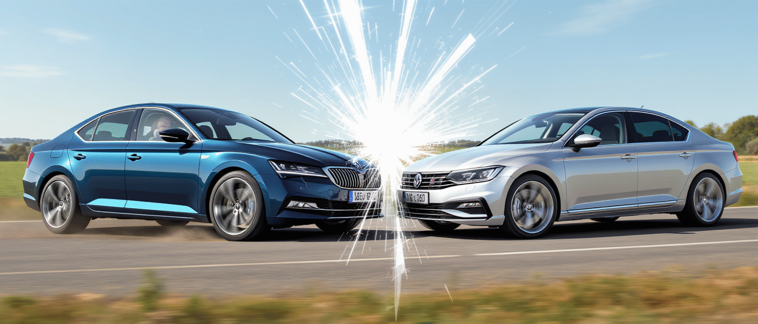 découvrez le comparatif entre la skoda superb iv et la volkswagen passat gte : deux grandes routières hybrides qui allient performance, confort et faible consommation dans une analyse détaillée.