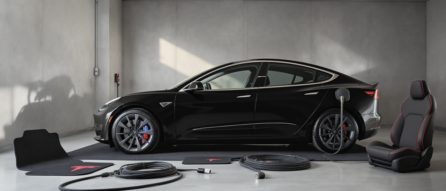 découvrez les meilleurs accessoires tesla pour personnaliser et optimiser votre model 3. trouvez des produits incontournables pour améliorer confort, style et fonctionnalités de votre véhicule électrique.