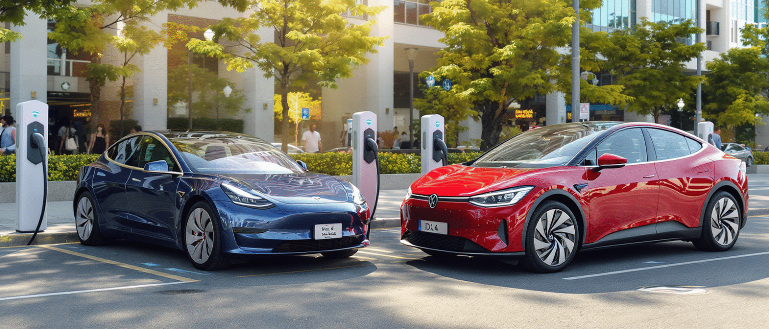 comparez la tesla model 3 et la volkswagen id.4 : design, autonomie, performances et prix. découvrez quel modèle électrique urbain correspond le mieux à vos besoins au quotidien.