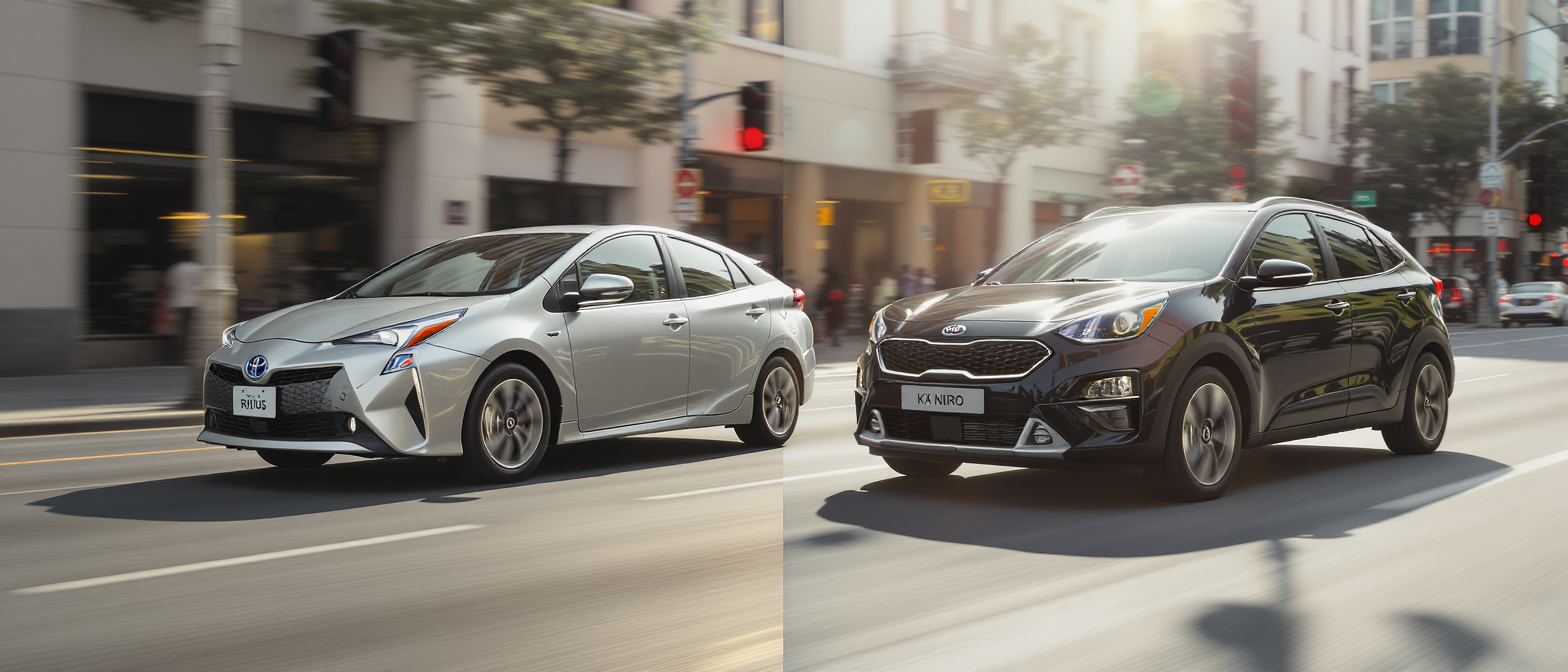 découvrez notre comparatif complet entre la toyota prius et la kia niro hybride. analyse des performances, de la consommation et des équipements pour déterminer qui est la meilleure hybride en 2024 : la référence ou le challenger ?