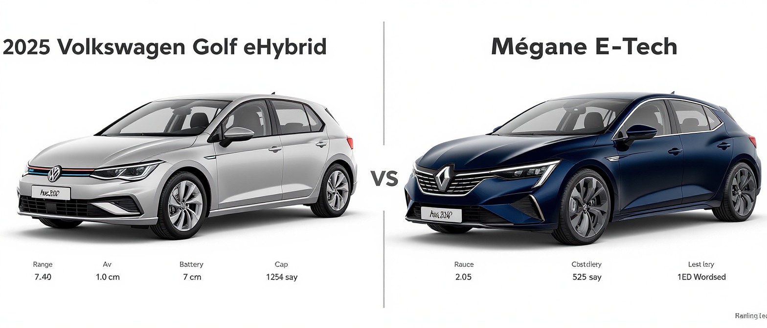 découvrez le comparatif 2025 entre la volkswagen golf ehybrid et la renault mégane e-tech : performances, autonomie et technologies des nouvelles berlines compactes électrifiées pour faire le meilleur choix.