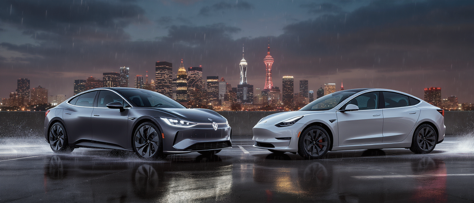 découvrez le face-à-face entre la volkswagen id.7 et la tesla model 3 : performances, autonomie, équipements… comparez ces deux grandes berlines électriques pour faire le meilleur choix.