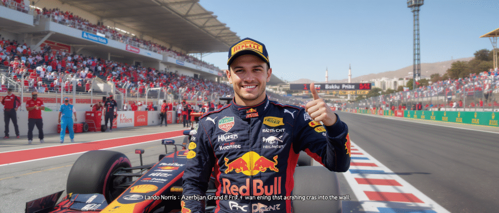 GP d’Azerbaïdjan de F1 : Découvrez la réaction de Lando Norris après les qualifications – « Terminer dans le mur, c’est un petit jeu trop facile ! lando norris réagit avec humour après les qualifications du gp d'azerbaïdjan de f1. découvrez ses impressions sur sa performance et son commentaire surprenant : 'terminer dans le mur, c'est un petit jeu trop facile !