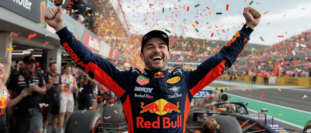 regardez la réaction exclusive de max verstappen en vidéo après sa victoire au grand prix d'italie de f1. découvrez ses impressions à chaud et ses mots forts : 'nous étions en plein vol !