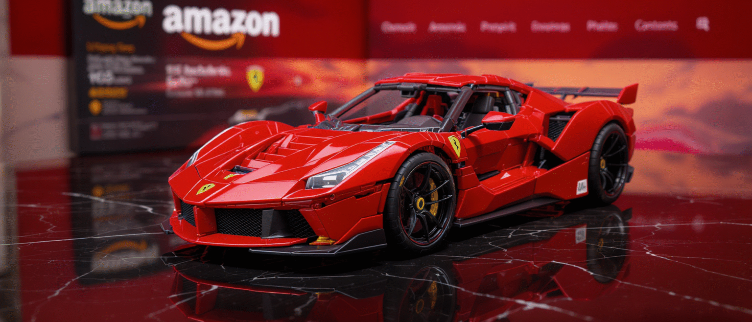profitez d'une offre exceptionnelle sur amazon : la ferrari lego technic est à -25% ! ne manquez pas cette occasion unique pour acquérir cette voiture de collection emblématique à prix réduit.