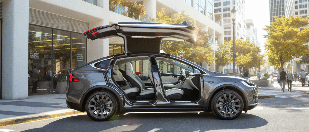 découvrez les avantages innovants des portes papillon de la tesla model x falcon : design unique, accès simplifié et praticité au quotidien. apprenez pourquoi ces portes révolutionnent l'automobile.