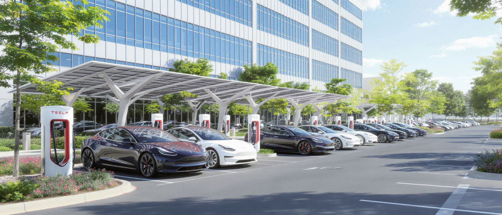 Tesla bornes entreprises : équiper sa flotte auto en 2025 découvrez comment équiper votre flotte d'entreprise avec des bornes tesla en 2025 : avantages, installation, coûts et conseils pour une mobilité électrique performante.