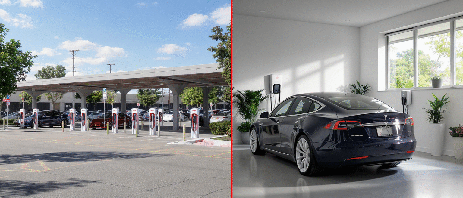 découvrez notre comparatif entre les bornes tesla : supercharger vs chargeurs domestiques. avantages, temps de charge, coûts… trouvez la solution idéale pour recharger votre véhicule électrique !