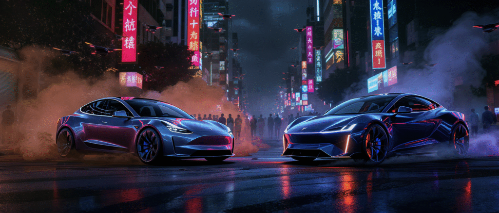 découvrez qui l’emporte dans le duel entre tesla et les constructeurs chinois : innovations, performances, prix… analyse complète pour choisir votre champion de la voiture électrique !
