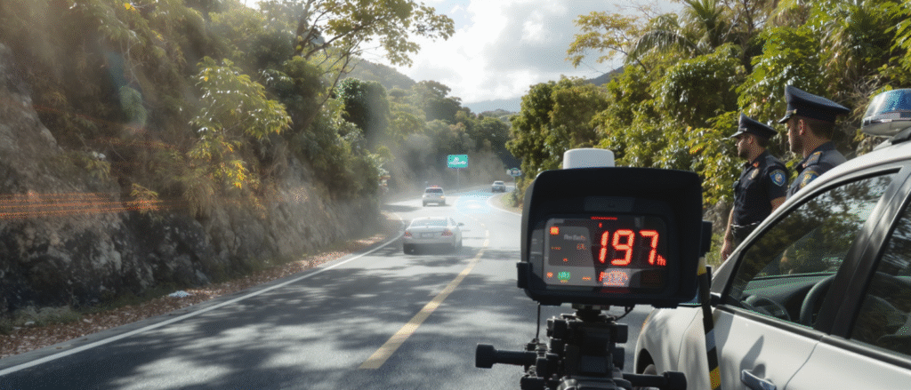 découvrez comment les gendarmes de guadeloupe ont interpellé un conducteur pris en flagrant délit à 197 km/h grâce à un radar. plongez dans ce fait divers révélateur d'une vigilance accrue des forces de l'ordre sur les routes de la région.
