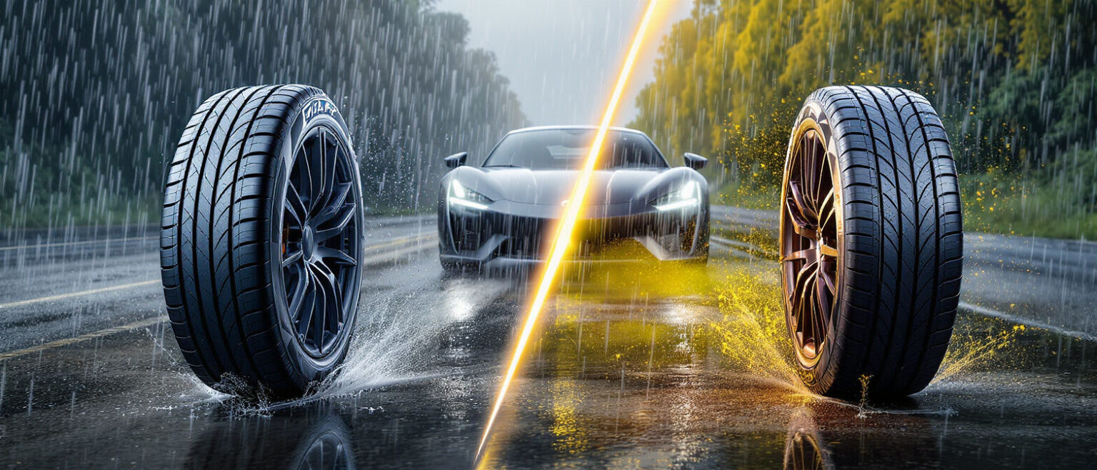Découvrez notre comparatif 2024 des meilleurs pneus pluie pour voiture. Conseils, avis et sélection des modèles les plus performants pour rouler en toute sécurité sous la pluie.