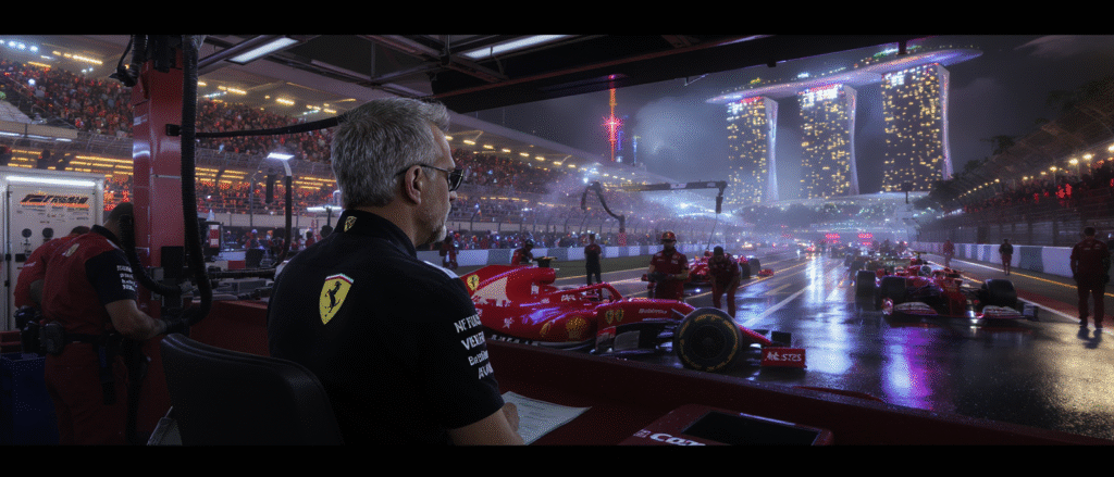 découvrez les déclarations de frédéric vasseur sur le grand prix de singapour, où il qualifie l'événement de défi majeur pour l'équipe ferrari. analyse des enjeux, des attentes et des ambitions de la scuderia sur ce circuit exigeant.