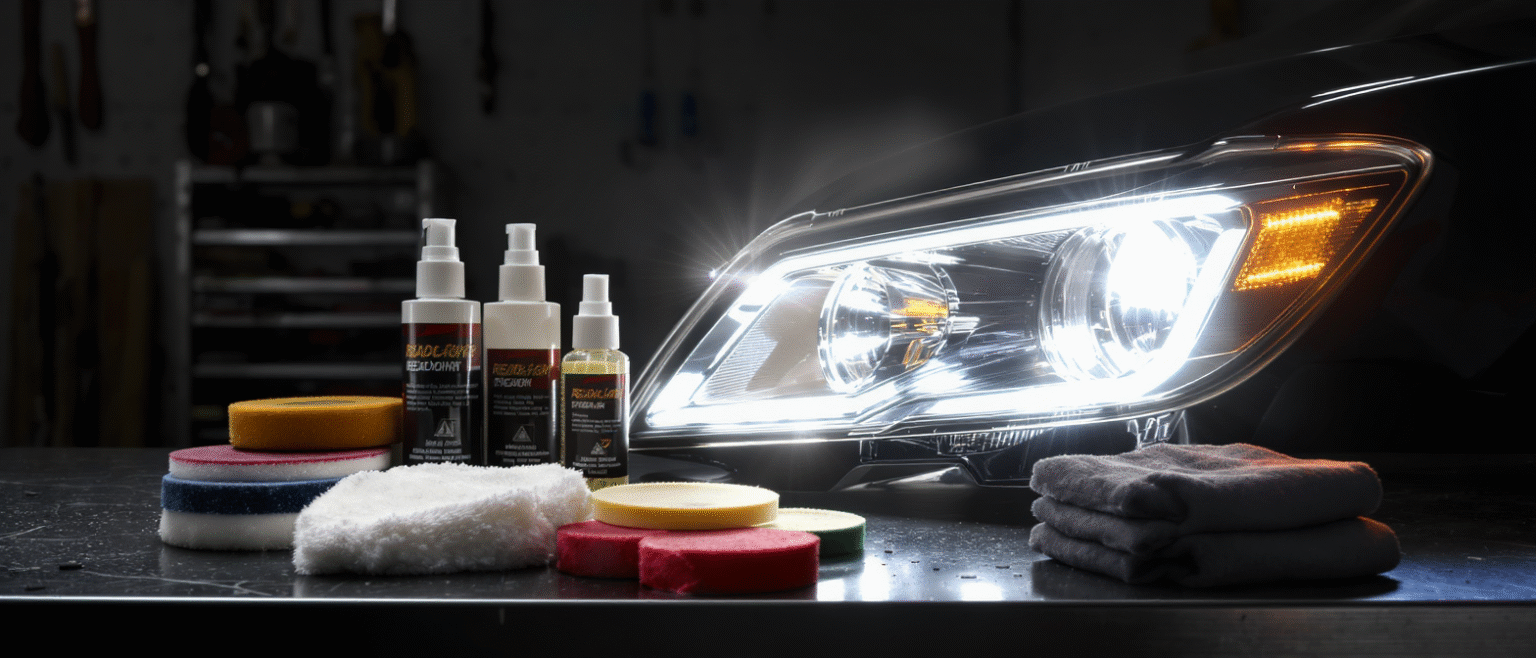 redonnez éclat et clarté à vos phares grâce à notre kit rénovation phare. profitez d’un éclairage maximal pour une visibilité accrue et une sécurité optimale sur la route, de jour comme de nuit.