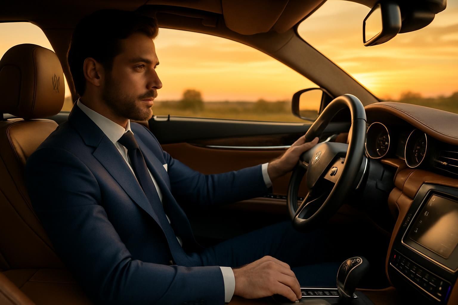 Découvrez comment adopter l'élégance italienne au volant grâce à nos conseils pour conduire en costume avec style et confort. Parfait pour allier sophistication et aisance lors de vos trajets.