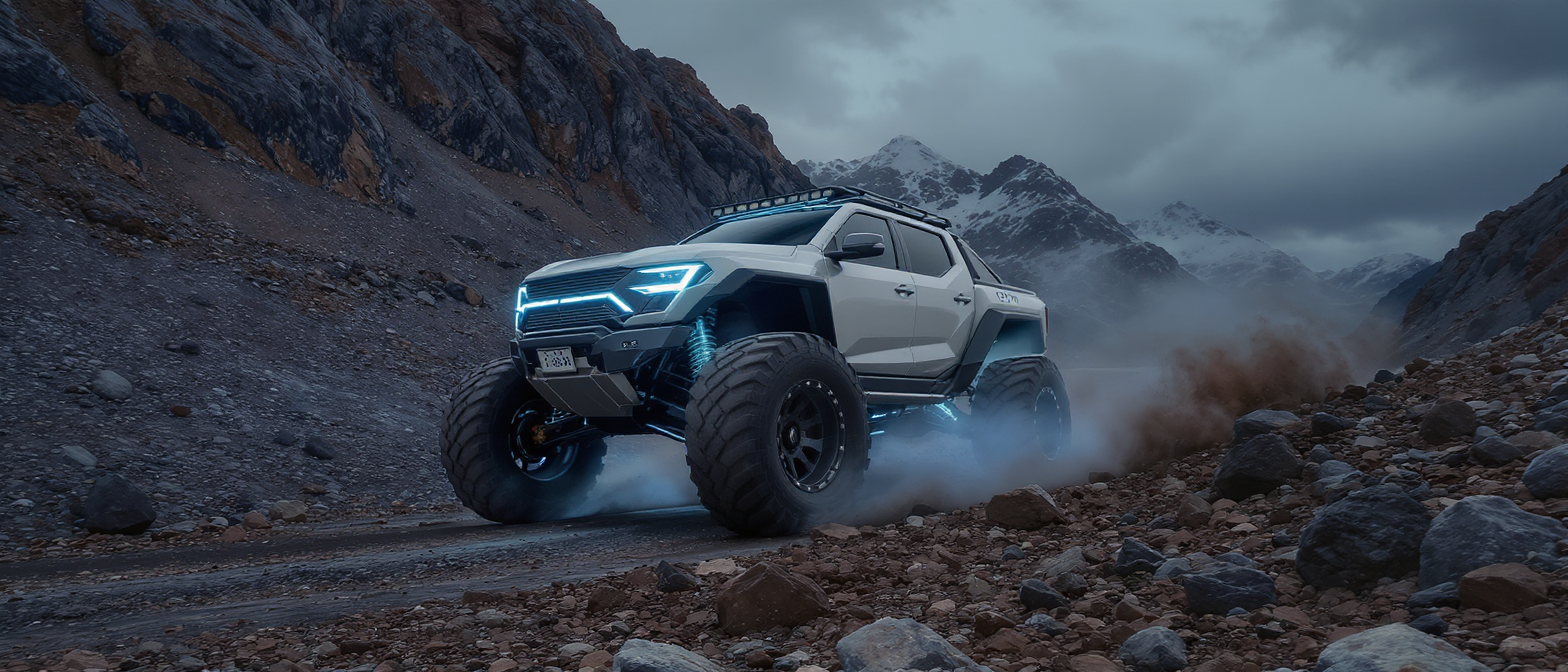 découvrez le hyundai crater concept, un 4x4 extrême conçu pour dominer tous les terrains avec puissance et innovation. parfait pour les aventuriers en quête de performance et de robustesse.