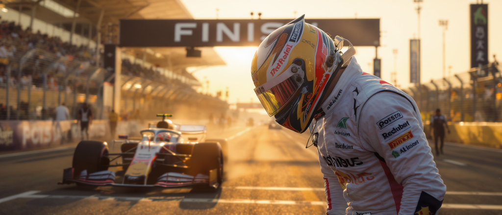 revivez le gp d'abu dhabi de f1 avec pierre gasly qui partage son soulagement à l'arrivée après une course intense et pleine de suspense.