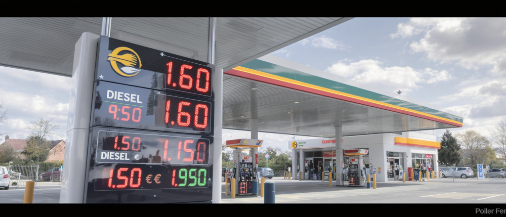 le prix du diesel chute à 1,60€ avec une baisse de 12 centimes. hyper u, leclerc et casino se distinguent en proposant les prix les plus bas du marché.