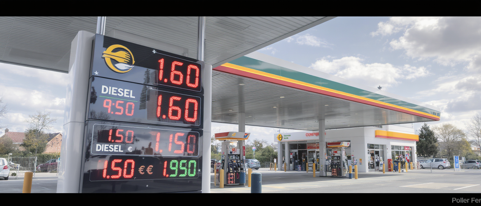 le prix du diesel chute à 1,60€ avec une baisse de 12 centimes. hyper u, leclerc et casino se distinguent en proposant les prix les plus bas du marché.