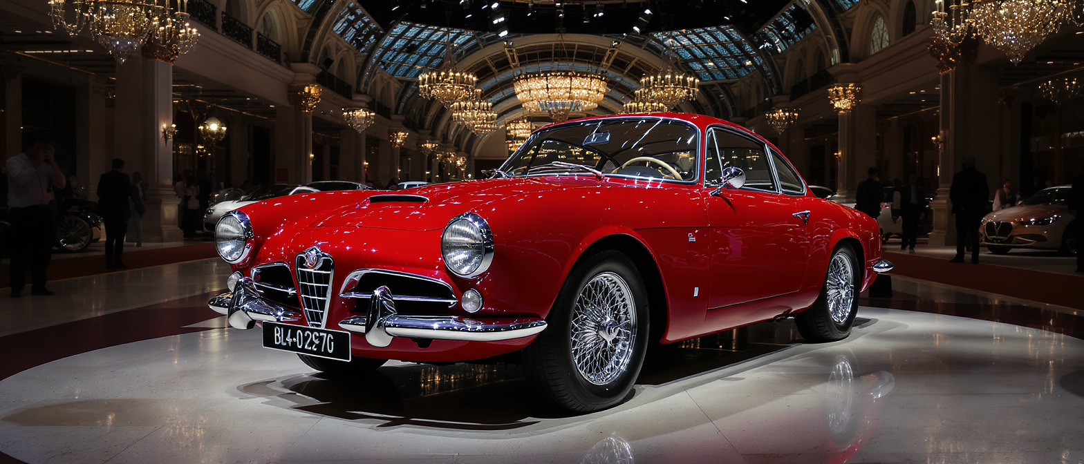 découvrez en exclusivité à rétromobile 2026 une pièce d'exception signée alfa romeo, célébrant l'élégance et l'histoire de cette marque légendaire.