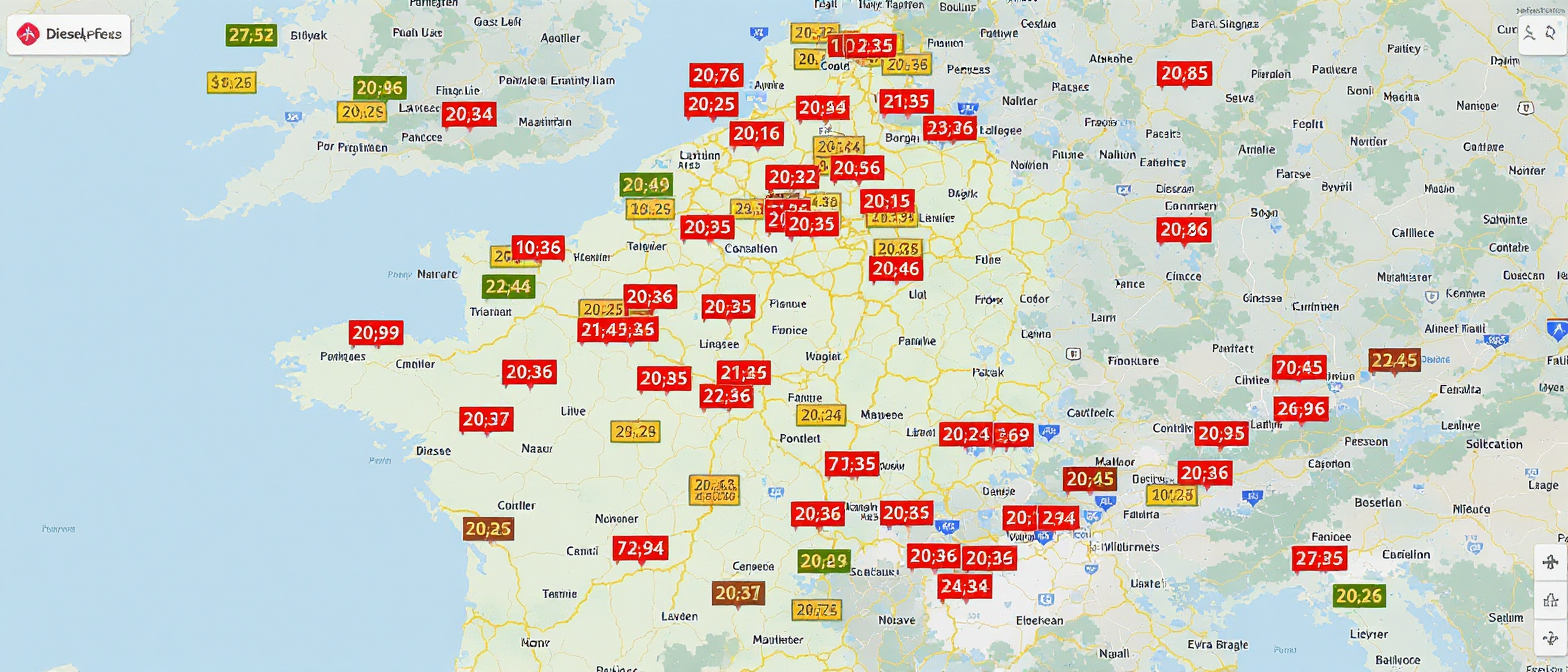 découvrez ce jeudi les stations-service en france où le prix du diesel passe sous 1,60€/l, alors que le tarif moyen est à 1,72€/l. trouvez facilement les meilleures offres près de chez vous.